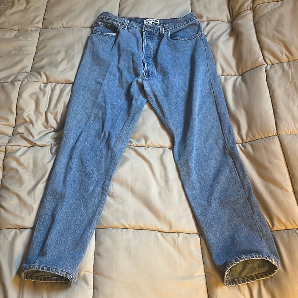 RE/DONE levis size 28 high rise ankle crop jeans